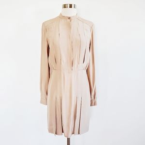 Stella McCartney | Silk Champagne Pleated Dress